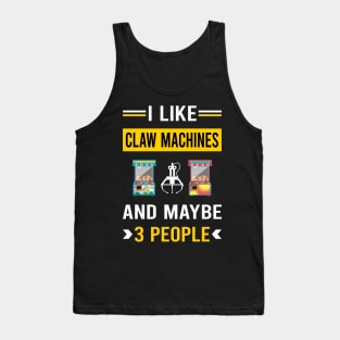 3 People Claw Machine Crane Tank Top